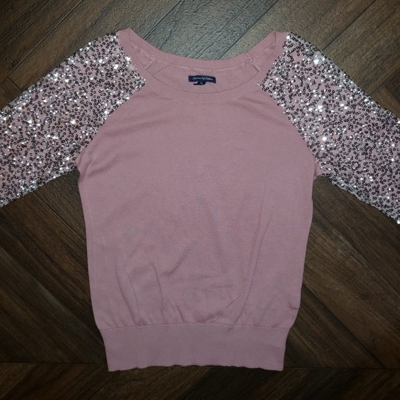 American Eagle Outfitters Tops - AMERICAN EAGLE | AEO | SWEATER | SEQUINS